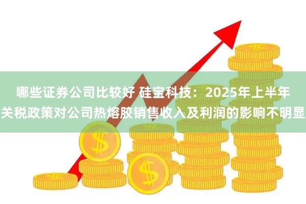 哪些证券公司比较好 硅宝科技：2025年上半年关税政策对公司热熔胶销售收入及利润的影响不明显
