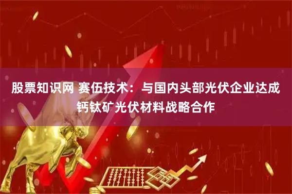 股票知识网 赛伍技术：与国内头部光伏企业达成钙钛矿光伏材料战略合作